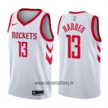 Maillot Houston Rockets James Harden No 13 Association 2019 Blanc