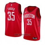 Maillot Houston Rockets Kenneth Faried No 35 Earned 2018-19 Rouge