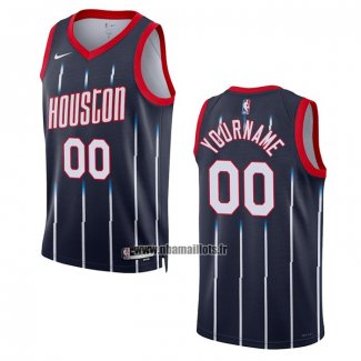 Maillot Houston Rockets Personnalise Ville 2022-23 Noir