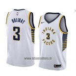 Maillot Indiana Pacers Aaron Holiday No 3 Association 2018 Blanc