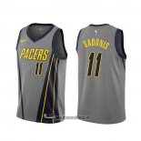 Maillot Indiana Pacers Domantas Sabonis NO 11 Ville Gris