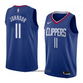 Maillot Los Angeles Clippers Brice Johnson No 11 Icon 2018 Bleu