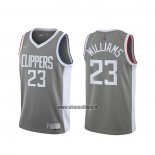 Maillot Los Angeles Clippers Lou Williams No 23 Earned 2020-21 Gris