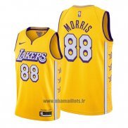 Maillot Los Angeles Lakers Markieff Morris No 88 Ville 2019-20 Or