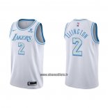 Maillot Los Angeles Lakers Wayne Ellington NO 2 Ville 2021-22 Blanc