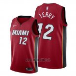 Maillot Miami Heat Emanuel Terry No 12 Statement Rouge