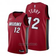 Maillot Miami Heat Emanuel Terry No 12 Statement Rouge