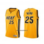 Maillot Miami Heat Kendrick Nunn No 25 Earned 2020-21 Or