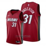 Maillot Miami Heat Ryan Anderson No 31 Statement Rouge
