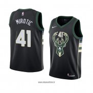 Maillot Milwaukee Bucks Nikola Mirotic No 41 Statement 2018 Noir