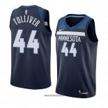 Maillot Minnesota Timberwolves Anthony Tolliver No 44 Icon 2018 Bleu