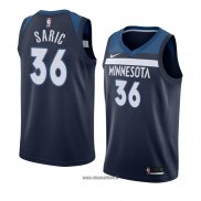 Maillot Minnesota Timberwolves Dario Saric No 36 Icon 2018 Bleu