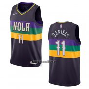 Maillot New Orleans Pelicans Dyson Daniels NO 11 Ville 2022-23 Volet