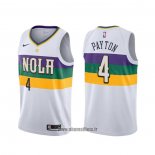 Maillot New Orleans Pelicans Elfrid Payton NO 55 Ville Blanc