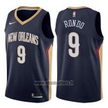 Maillot New Orleans Pelicans Rajon Rondo No 9 Icon 2017-18 Bleu