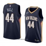 Maillot New Orleans Pelicans Solomon Hill No 44 Icon 2018 Bleu