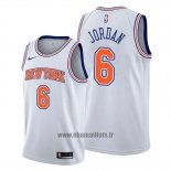 Maillot New York Knicks Deandre Jordan No 6 Statement Blanc