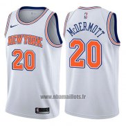 Maillot New York Knicks Doug Mcdermott No 20 Statement 2017-18 Blanc