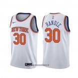 Maillot New York Knicks Julius Randle NO 30 Association Blanc