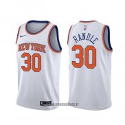 Maillot New York Knicks Julius Randle NO 30 Association Blanc