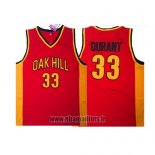 Maillot Oak Hill Kevin Durant No 33 Rouge