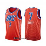 Maillot Oklahoma City Thunder Darius Bazley NO 7 Statement Orange