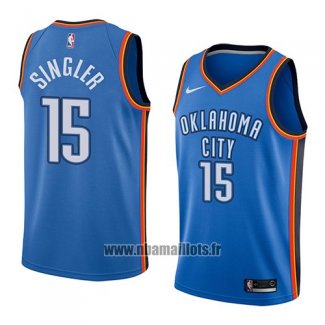 Maillot Oklahoma City Thunder Kyle Singler No 15 Icon 2018 Bleu