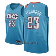 Maillot Oklahoma City Thunder Terrance Ferguson No 23 Ville 2018-19 Bleu