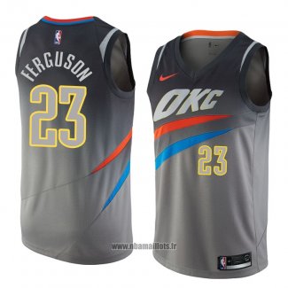 Maillot Oklahoma City Thunder Terrance Ferguson No 23 Ville 2018 Gris