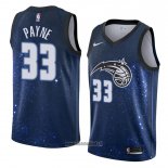 Maillot Orlando Magic Adreian Payne No 33 Ville 2018 Bleu