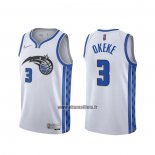 Maillot Orlando Magic Chuma Okeke No 3 Earned 2020-21 Blanc