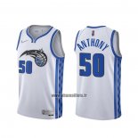 Maillot Orlando Magic Cole Anthony No 50 Earned 2020-21 Blanc