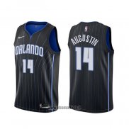 Maillot Orlando Magic D.j. Augustin No 14 Ville 2018 Bleu