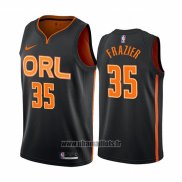 Maillot Orlando Magic Melvin Frazier No 35 Ville Edition Noir