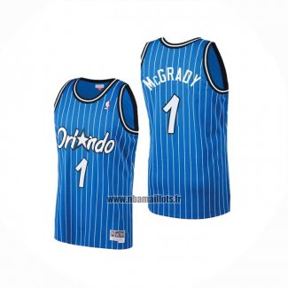 Maillot Orlando Magic Tracy McGrady No 1 Mitchell & Ness 2003-04 Bleu