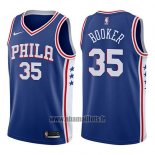 Maillot Philadelphia 76ers Trevor Booker No 35 Icon 2017-18 Bleu