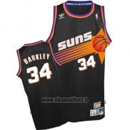 Maillot Phoenix Suns Charles Barkley No 34 Retro Noir
