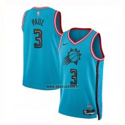 Maillot Phoenix Suns Chris Paul NO 3 Ville 2022-23 Bleu