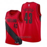 Maillot Portland Trail Blazers Anthony Tolliver No 43 Statement Rouge