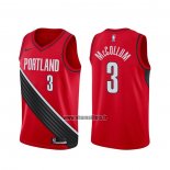 Maillot Portland Trail Blazers Cj Mccollum No 3 Statement Rouge