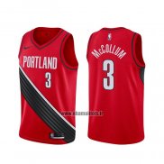 Maillot Portland Trail Blazers Cj Mccollum No 3 Statement Rouge