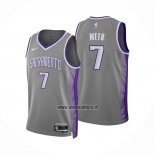 Maillot Sacramento Kings Chimezie Metu NO 7 Ville 2022-23 Gris