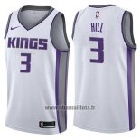 Maillot Sacramento Kings George Hill No 3 Association 2017-18 Blanc