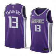 Maillot Sacramento Kings Georgios Papagiannis No 13 Icon 2018 Volet