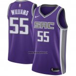 Maillot Sacramento Kings Jason Williams NO 55 Icon 2020-21 Volet