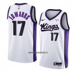 Maillot Sacramento Kings Kessler Edwards NO 17 Association 2023-24 Blanc