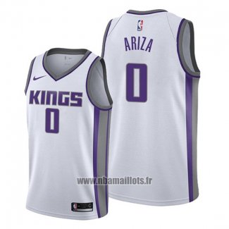 Maillot Sacramento Kings Trevor Ariza No 0 Association Blanc