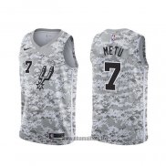 Maillot San Antonio Spurs Chimezie Metu NO 7 Earned Camuflaje