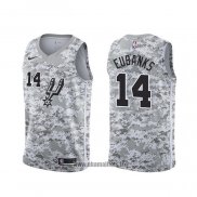 Maillot San Antonio Spurs Drew Eubanks NO 14 Earned Camuflaje