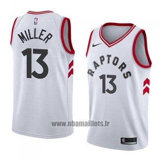 Maillot Tornto Raptors Malcolm Miller No 13 Association 2018 Blanc